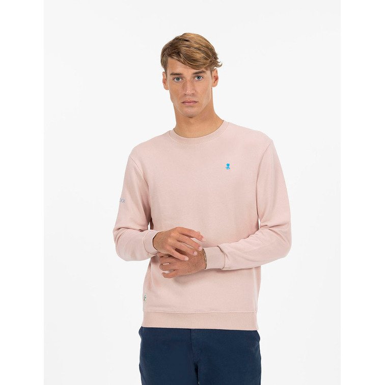 SUDADERA HOMBRE  PULPO SUDADERA LAVADA BORDADO CONTRA