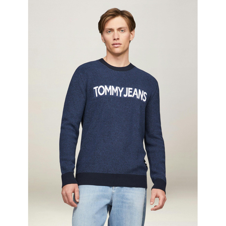 JERSEY DE PUNTO HOMBRE TOMMY JEANS CON LOGO