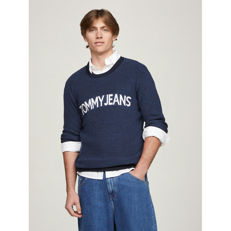 JERSEY DE PUNTO HOMBRE TOMMY JEANS CON LOGO