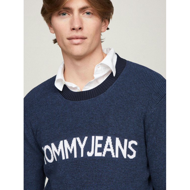 JERSEY DE PUNTO HOMBRE TOMMY JEANS CON LOGO