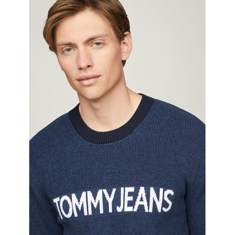 JERSEY DE PUNTO HOMBRE TOMMY JEANS CON LOGO