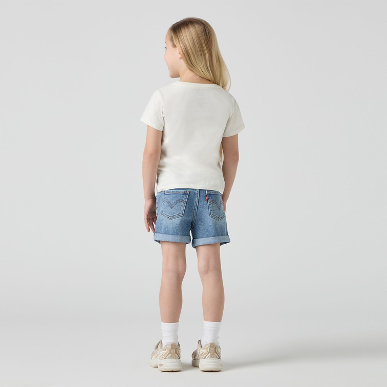 PANTALÓN CORTO NIÑA LEVI'S TIRO MEDIO TALLAJE INFANTIL