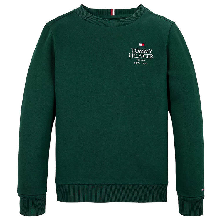 SUDADERA NIÑO DE CUELLO REDONDO CON LOGO TOMMY HILFIGER