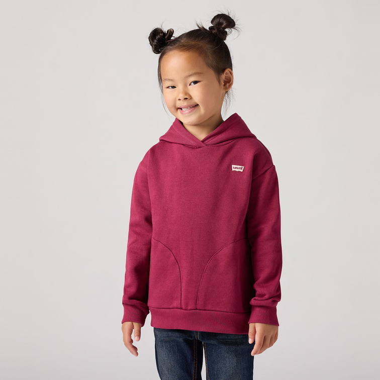 SUDADERA CON CAPUCHA NIÑA LEVI'S MINILOGO BATWING TALLAJE INFANTIL