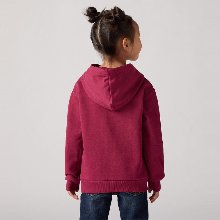 SUDADERA CON CAPUCHA NIÑA LEVI'S MINILOGO BATWING TALLAJE INFANTIL