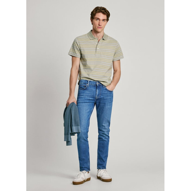 VAQUERO HOMBRE PEPE JEANS FIT SLIM TIRO REGULAR LARGO 32