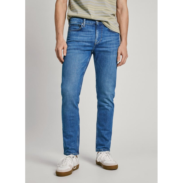 VAQUERO HOMBRE PEPE JEANS FIT SLIM TIRO REGULAR LARGO 32