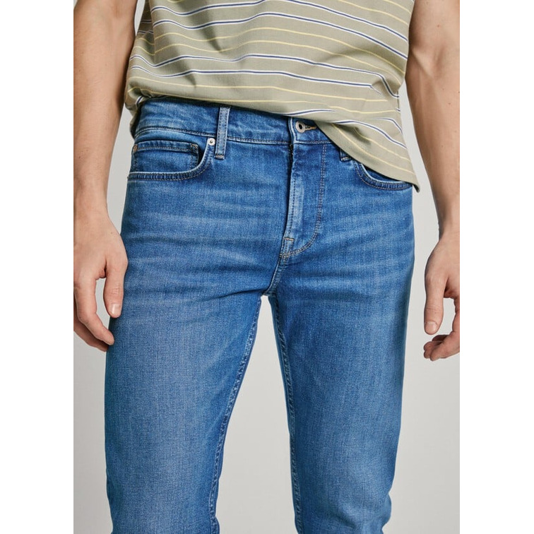 VAQUERO HOMBRE PEPE JEANS FIT SLIM TIRO REGULAR LARGO 32