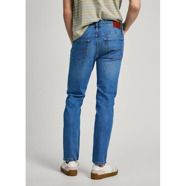 VAQUERO HOMBRE PEPE JEANS FIT SLIM TIRO REGULAR LARGO 32