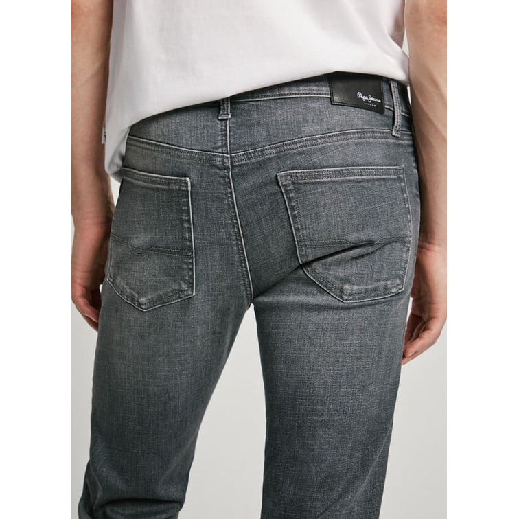 VAQUERO HOMBRE PEPE JEANS FIT SLIM TIRO REGULAR LARGO 32