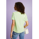 CAMISETA TEJIDO JERSEY CON CUELLO PICO MUJER ESPRIT