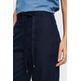 PANTALÓN WIDE LEG DE LINO CON CINTURÓN MUJER ESPRIT