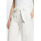 PANTALÓN CULOTTE CROP EN MEZCLA DE ALGODÓN Y LINO MUJER ESPRIT