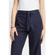 PANTALÓN CULOTTE CROP EN MEZCLA DE ALGODÓN Y LINO MUJER ESPRIT