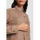 CAMISA EN IMITACIÓN DE ANTE MUJER ESPRIT