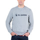 SUDADERA HOMBRE  GANSO SUDADERA LOGO GANSO GRIS