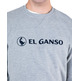 SUDADERA HOMBRE  GANSO SUDADERA LOGO GANSO GRIS