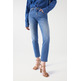 VAQUERO MUJER  SALSA JEANS TRUE CROPPED SLIM