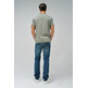 CAMISETA HOMBRE  SALSA JEANS T-SHIRT V NECK RAW EDGE SLIM F