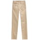 VAQUERO BEIGE MUJER SALSA JEANS SLIM EFECTO PUSH IN