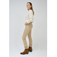 VAQUERO BEIGE MUJER SALSA JEANS SLIM EFECTO PUSH IN