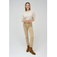 VAQUERO BEIGE MUJER SALSA JEANS SLIM EFECTO PUSH IN