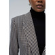 ABRIGO MUJER  SALSA CHECKERED SUIT BLAZER