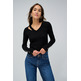 JERSEY MUJER  SALSA LONG-SLEEVE SWEATER IN CASHMER