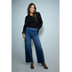 VAQUERO MUJER SALSA JEANS TRUE CROPPED WIDE CON CiNTURÓN