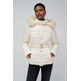 ABRIGO MUJER  SALSA SHORT PUFFER COAT WITH FUR HOO