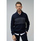 JERSEY HOMBRE  SALSA JEANS SHAWL COLLAR KNIT SWEATER