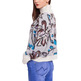 JERSEY MUJER GAUDI JEANS CUELLO ALTO ESTAMPADO FLORAL