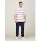 HOMBRE TJM REG S CLASSIC STRIPE TEE YBR