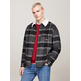 SOBRECAMISA DE CUADROS HOMBRE  TOMMY JEANS CUELLO PELUCHE