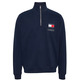 SUDADERA DE MEDIA CREMALLERA CON LOGO HOMBRE TOMMY JEANS