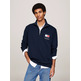 SUDADERA DE MEDIA CREMALLERA CON LOGO HOMBRE TOMMY JEANS