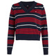 JERSEY AMPLIO DE RAYAS CON CUELLO PICO MUJER TOMMY JEANS