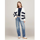 CÁRDIGAN OVERSIZE DE MEZCLA DE LANA CON LOGO MUJER TOMMY JEANS