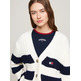 CÁRDIGAN OVERSIZE DE MEZCLA DE LANA CON LOGO MUJER TOMMY JEANS