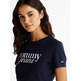 CAMISETA MUJER TOMMY JEANS CON LOGO FIT SLIM