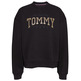 SUDADERA MUJER TOMMY JEANS LOGO PURPURINA FIT HOLGADO