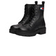 BOTAS EN PIEL CON CORDONES Y SUELA DENTADA MUJER TOMMY JEANS