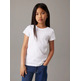 CAMISETA NIÑA CALVIN KLEIN CON LOGO FIT SLIM