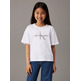 CAMISETA NIÑA CALVIN KLEIN LOGO PURPURINA FIT HOLGADO