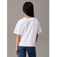 CAMISETA NIÑA CALVIN KLEIN LOGO PURPURINA FIT HOLGADO