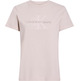 CAMISETA DE CHENILLA MUJER CALVIN KLEIN CON MONOGRAMA