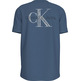 CAMISETA HOMBRE CALVIN KLEIN MONOLOGO TEXTURIZADO EN ESPALDA