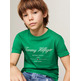 CAMISETA DE CUELLO REDONDO CON LOGO CURSIVA NIÑO TOMMY HILFIGER