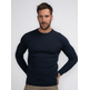 JERSEY HOMBRE  PETROL MEN KNITWEAR ROUND NECK BASIC