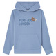 SUDADERA CON CAPUCHA NIÑO PEPE JEANS CON LOGO